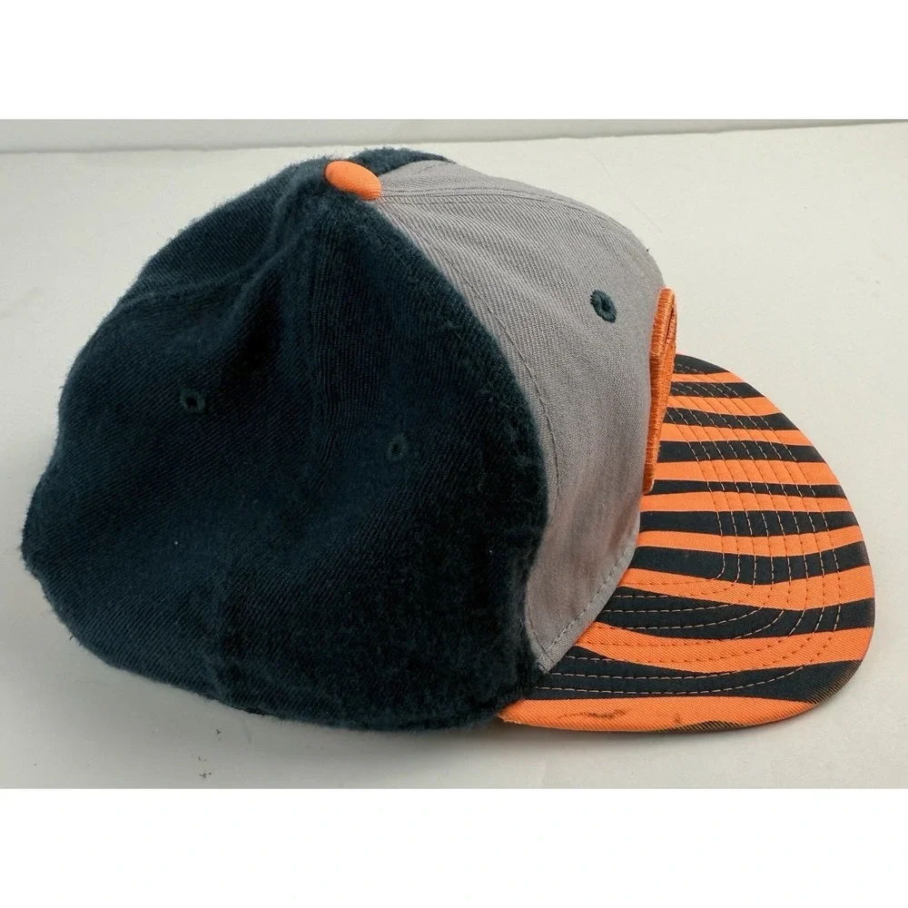 Air Jordan Tiger Strip Jumpman Snapback Embroidered #23 Hat Cap Teal/Orange/Gray